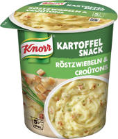 Knorr Kartoffel-Snack Röstzwiebel & Croûtons 48 g-Becher